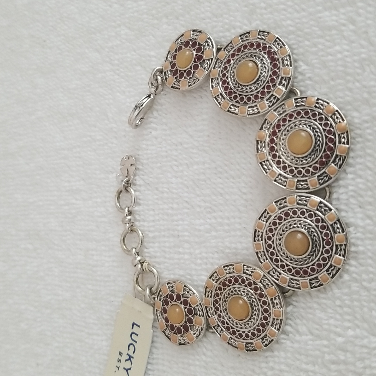 New Lucky Brand Stone Link Bracelet